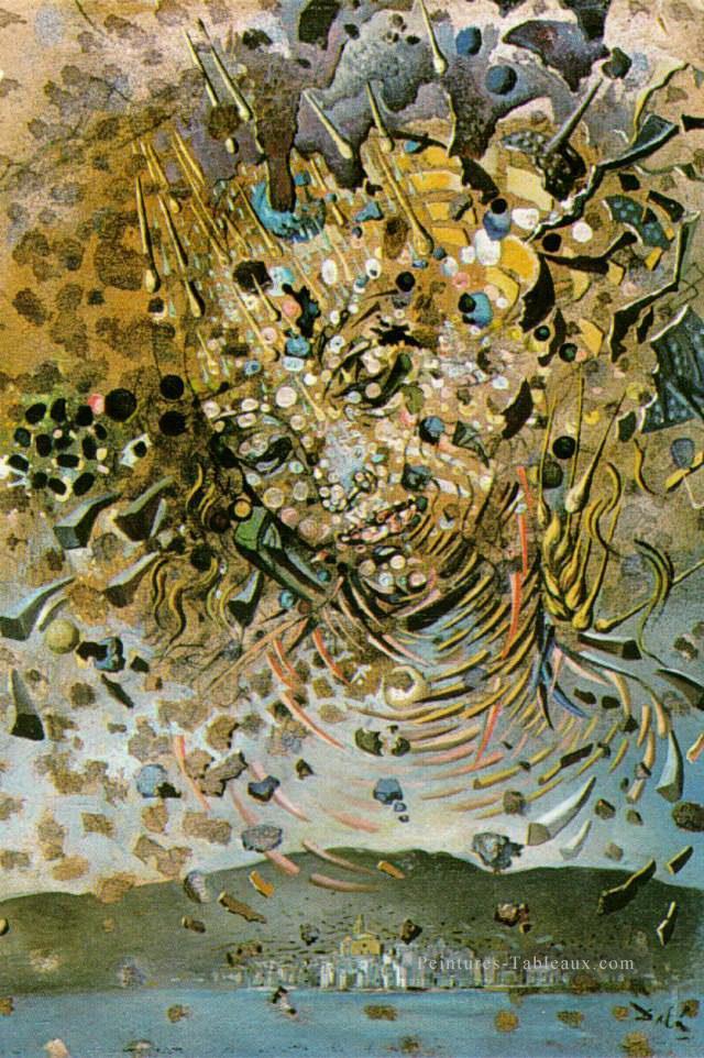 Head Bombarded with Grains of Wheat Salvador Dali Oil Paintings